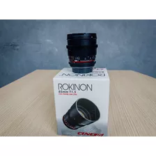 Lente Rokinon 85mm T1.5 Cine (ef)