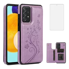 Funda De Telefono Para Samsung Galaxy A52 Purpura