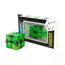 Infinity Cube Qiyi Anti Estres Cubo Infinito Alta Calidad Color De La Estructura Verde