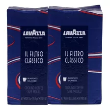 Pack 2x Café Italiano Lavazza Molido Filtro Clásico 1kg 