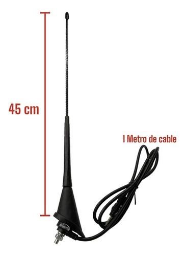 Antena Radio Chevy 94-2002 Cable Largo Conector Macho Foto 4