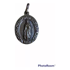 Medalla Antigua De Bronce Virgen De Guadalupe