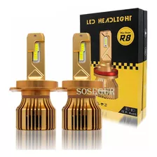 Kit R8 Luces Led H4 20000 Lumenes 110w 6000k Csp Canbus