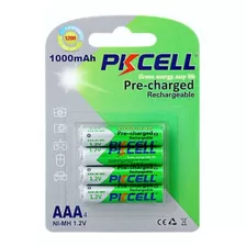 Pilas Baterias Recargable Triple Aaa 1.2v 1000mah X4pc