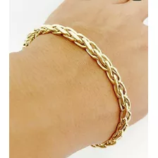 Pulseira Palmeira 10gr 21cm Ouro 18k (750)