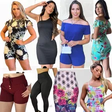 Kit 20 Peças Femininas Diversas Roupas Lote Combo Atacado