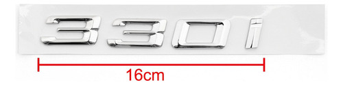 Emblema De Coche Metlico 330i Para Bmw E46 E90 E92 F30 1 Foto 2