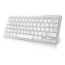 Teclado Inalambrico Español,recargable Bluetooth Wireless