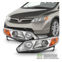 Kit Faros De Niebla Civic  2009 2010 2011 2pts C/focos