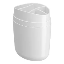 Portacepillo Plastico Full Blanco Coza