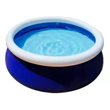 Piscina Inflável Redonda Borda 1000 Litros Azul Sun Way