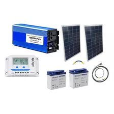 Kit Solar 250w Batería / Inversor 1000w Onda Pura / Diacon