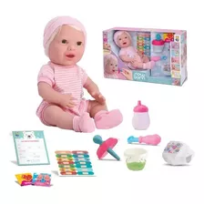 Boneca Menina Reborn New Born Cuidadinhos - Divertoys