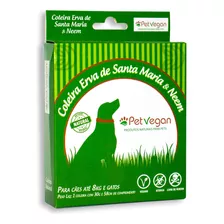 Coleira Erva De Santa Maria E Neem Para Cães Ate 8kg E Gatos