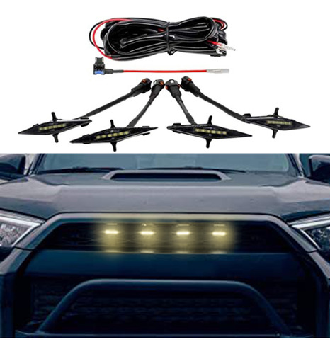 Orfi 4 Luces Led Para Rejilla Para Toyota 4runner 2014-2019 Foto 3