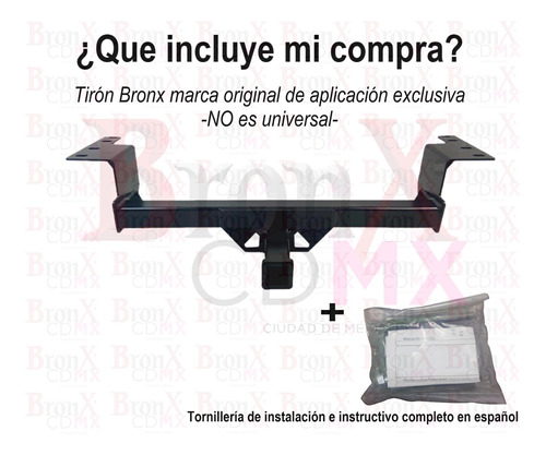 Tiron Jalon Remolque Nissan Xtrail 2015-2022 Bronx Foto 2