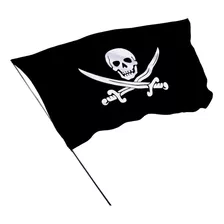 Bandeira Pirata Barco Pirata Dupla Face 1,50m X 1m - Pr01