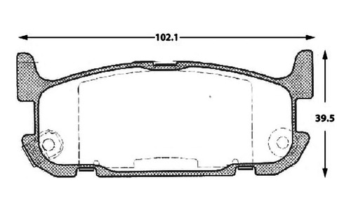 Pastilla De Freno Trasera Mazda Miata Usa  1.8 2000 Foto 3