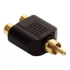 Adaptador Elite Macho Plug Rca A 2 Jacks Hembra Rca Steren