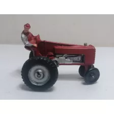 Arcor Auburn Vintage Tractor Rubber Safe Play Toys Rojo 50s