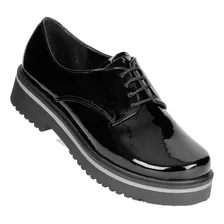 Zapato Cerrado Salvaje Tentacion Mujer Negro Tipo Charol 214