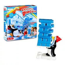 Jogo Jenga Torre Do Equilíbrio Balança Pinguim Multikids