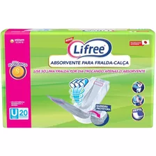 Absorvente Geriátrico Lifree Para Fralda Calça Refil C/20