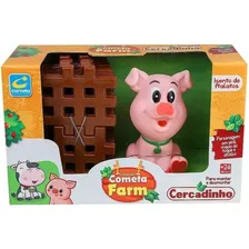 Cercadinho Brinquedo Montar Desmontar Porquinho Cometa Farm