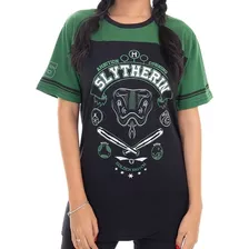 Camiseta Sonserina Quadribol (harry Potter) - Piticas