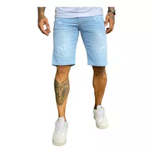 Bermudas Shorts Jeans Sarja Colorido Oferta 