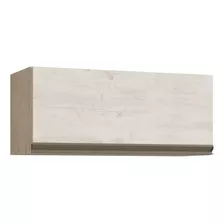 Armário De Cozinha Aéreo 80cm 1 Porta Greta Crema Megasul