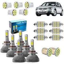 Kit 19 Lâmpadas Super Led Tiger 6000k Golf Sportline + Milha