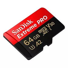 Cartão De Memória Microsd Sandisk Extreme Pro 64gb
