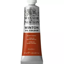 Pintura Oleo Winsor & Newton Winton 37ml Colores A Escoger Color Del Óleo Burnt Sienna - Siena Tostada No 2