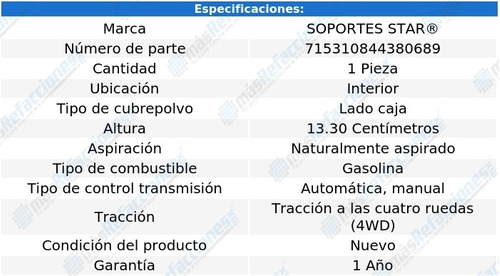 Cubre Polvo Lado Caja Int Gmc Jimmy V8 5.7l Aut, Std 88-91 Foto 2