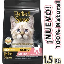 Alimento Perfect Sense Gatitos Croqueta Kitten 100% Natural 