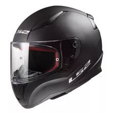 Casco Moto Integral Ls2 353 Rapid Solid Negro Mate Tamaño Del Casco L