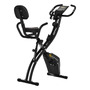 Bicicleta Ergométrica Vertical Dobrável Exercicio Para Perna Preto 127/220v