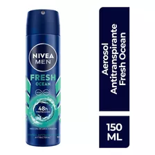 Desodorante Nivea Men Fresh Ocean Spray Antibacterial 150 Ml