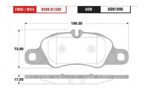 Balata Delantera Low Trwp Porsche Boxster 2014 Foto 2