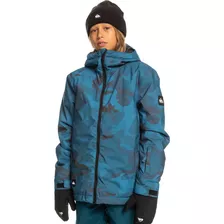 Campera Nene Quiksilver Mission Printed Bsm5 Ski Snow 10k