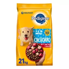 Alimento Pedigree Sano Crecimiento Para Perro Cachorro Todos Los Tamaños Sabor Mix En Bolsa De 21 kg