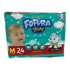 Fralda Fofura Baby Super Absorvente Tamanho M C/ 24 Promoção