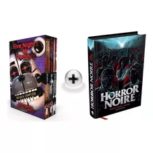 Kit De Livros: Box Five Nights At Freddy's Trilogia Completa & Horror Noire (da Série De Jogos Fnaf, Olhos Prateados, Os Distorcidos , A Última Porta E A Representação Negra No Cinema De Terror)
