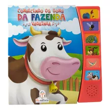 Conhecendo Os Sons Da Fazenda: Vaquinha - Blu Editora - Livro Sonoro Infantil