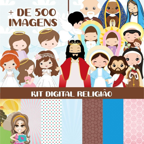 Kit Digital Religião - Santinhos E Santinhas