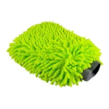 Guante Limpieza Microfibra Chenille Lavado Coche /angelstock Color Verde Claro