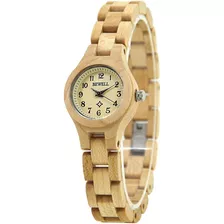 Bewell W123a Reloj De Pulsera De Arce Natural Hecho A Mano P