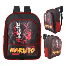 Kit Mochila Escolar Estojo Lancheira Termica Naruto Ku 1zp