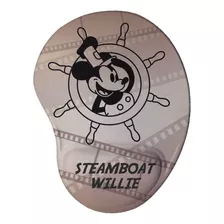 Mouse Pad Ergonômico Mickey Steamboat Willie